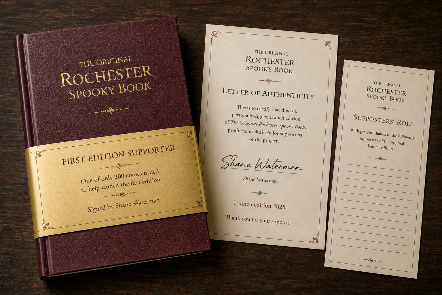 The Original Rochester Spooky Book | First Edition Supporter Copy